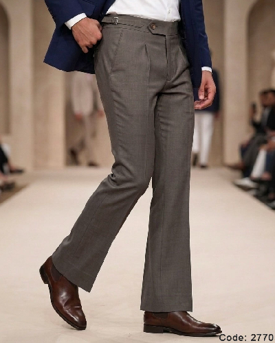 Men's Bootcut Formal Pant - Coffee